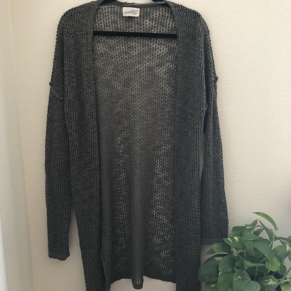 Universal Thread Green Cardigan